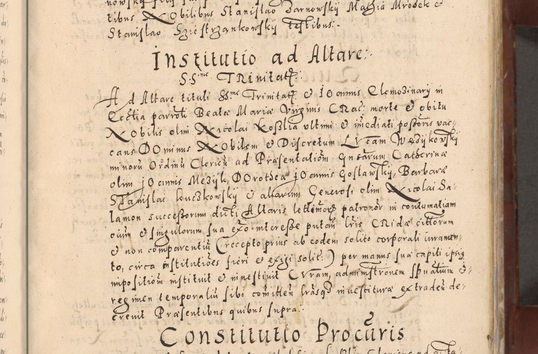 Zdjęcie nr 17 dla obiektu archiwalnego: Acta actorum causarum sententiarum tam diffinitivarum quam interloquutoriarum decretorum obligationum quietationum, constitutionum procuratorum etc. etc. coram Reverendo Domino Stanislao Manieczki Sacratissimi Corporis Christi Cazimiriae Praeposito Viccario in Spiritualibus ac Officiali Generali Cracoviensi ad Annum Domini Millesimum Quingentesimum Octuagesimum Tercium indictione undecima pontificatus Sanctissimi in Christo Patris Domini Nostri Domini Gregorii Divina Providentia Papae Tredecimi Anno ipsius duodecima faeliciter inchoantur 