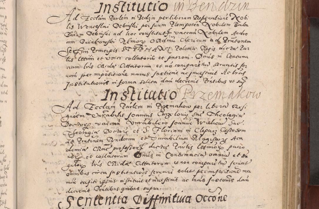 Zdjęcie nr 207 dla obiektu archiwalnego: Acta actorum causarum sententiarum tam diffinitivarum quam interloquutoriarum decretorum obligationum quietationum, constitutionum procuratorum etc. etc. coram Reverendo Domino Stanislao Manieczki Sacratissimi Corporis Christi Cazimiriae Praeposito Viccario in Spiritualibus ac Officiali Generali Cracoviensi ad Annum Domini Millesimum Quingentesimum Octuagesimum Tercium indictione undecima pontificatus Sanctissimi in Christo Patris Domini Nostri Domini Gregorii Divina Providentia Papae Tredecimi Anno ipsius duodecima faeliciter inchoantur 