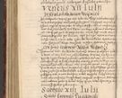 Zdjęcie nr 398 dla obiektu archiwalnego: Acta actorum causarum sententiarum tam diffinitivarum quam interloquutoriarum decretorum obligationum quietationum, constitutionum procuratorum etc. etc. coram Reverendo Domino Stanislao Manieczki Sacratissimi Corporis Christi Cazimiriae Praeposito Viccario in Spiritualibus ac Officiali Generali Cracoviensi ad Annum Domini Millesimum Quingentesimum Octuagesimum Tercium indictione undecima pontificatus Sanctissimi in Christo Patris Domini Nostri Domini Gregorii Divina Providentia Papae Tredecimi Anno ipsius duodecima faeliciter inchoantur 