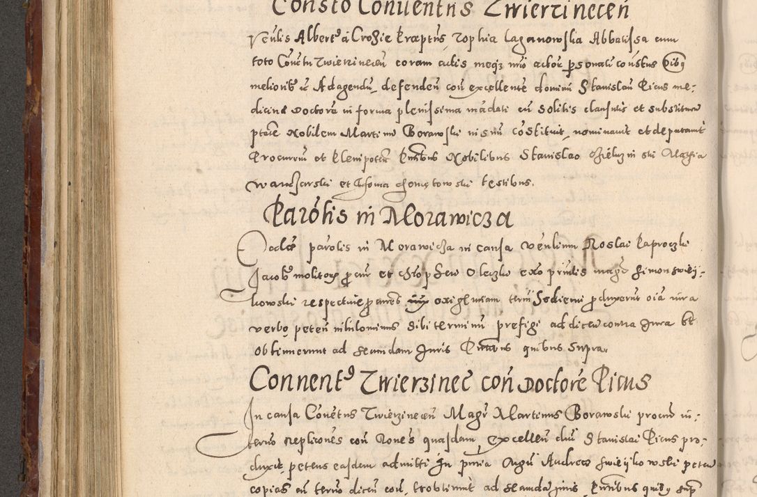 Zdjęcie nr 390 dla obiektu archiwalnego: Acta actorum causarum sententiarum tam diffinitivarum quam interloquutoriarum decretorum obligationum quietationum, constitutionum procuratorum etc. etc. coram Reverendo Domino Stanislao Manieczki Sacratissimi Corporis Christi Cazimiriae Praeposito Viccario in Spiritualibus ac Officiali Generali Cracoviensi ad Annum Domini Millesimum Quingentesimum Octuagesimum Tercium indictione undecima pontificatus Sanctissimi in Christo Patris Domini Nostri Domini Gregorii Divina Providentia Papae Tredecimi Anno ipsius duodecima faeliciter inchoantur 