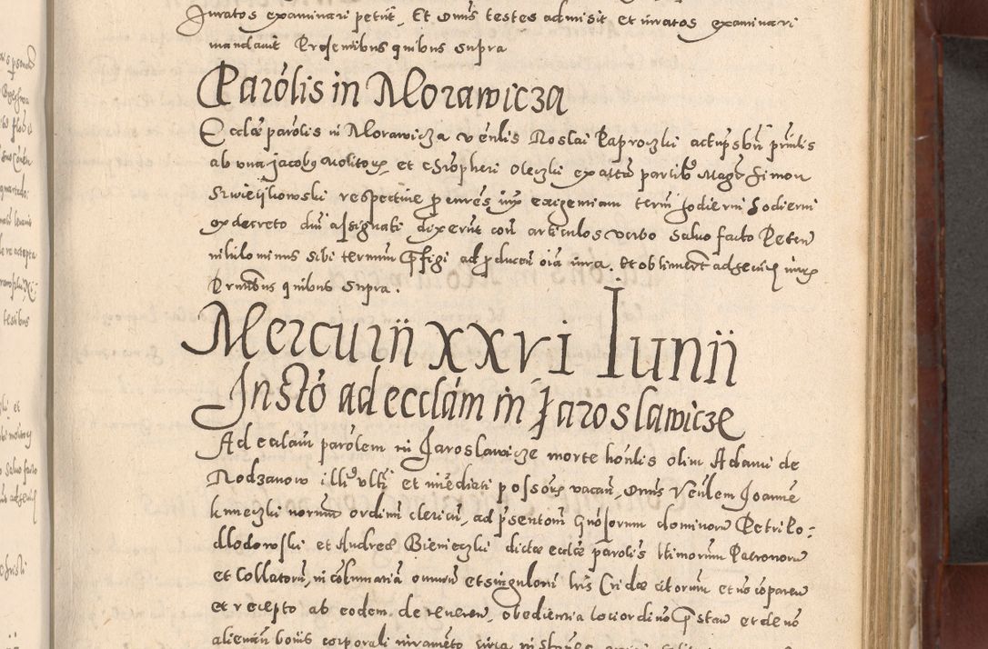 Zdjęcie nr 389 dla obiektu archiwalnego: Acta actorum causarum sententiarum tam diffinitivarum quam interloquutoriarum decretorum obligationum quietationum, constitutionum procuratorum etc. etc. coram Reverendo Domino Stanislao Manieczki Sacratissimi Corporis Christi Cazimiriae Praeposito Viccario in Spiritualibus ac Officiali Generali Cracoviensi ad Annum Domini Millesimum Quingentesimum Octuagesimum Tercium indictione undecima pontificatus Sanctissimi in Christo Patris Domini Nostri Domini Gregorii Divina Providentia Papae Tredecimi Anno ipsius duodecima faeliciter inchoantur 