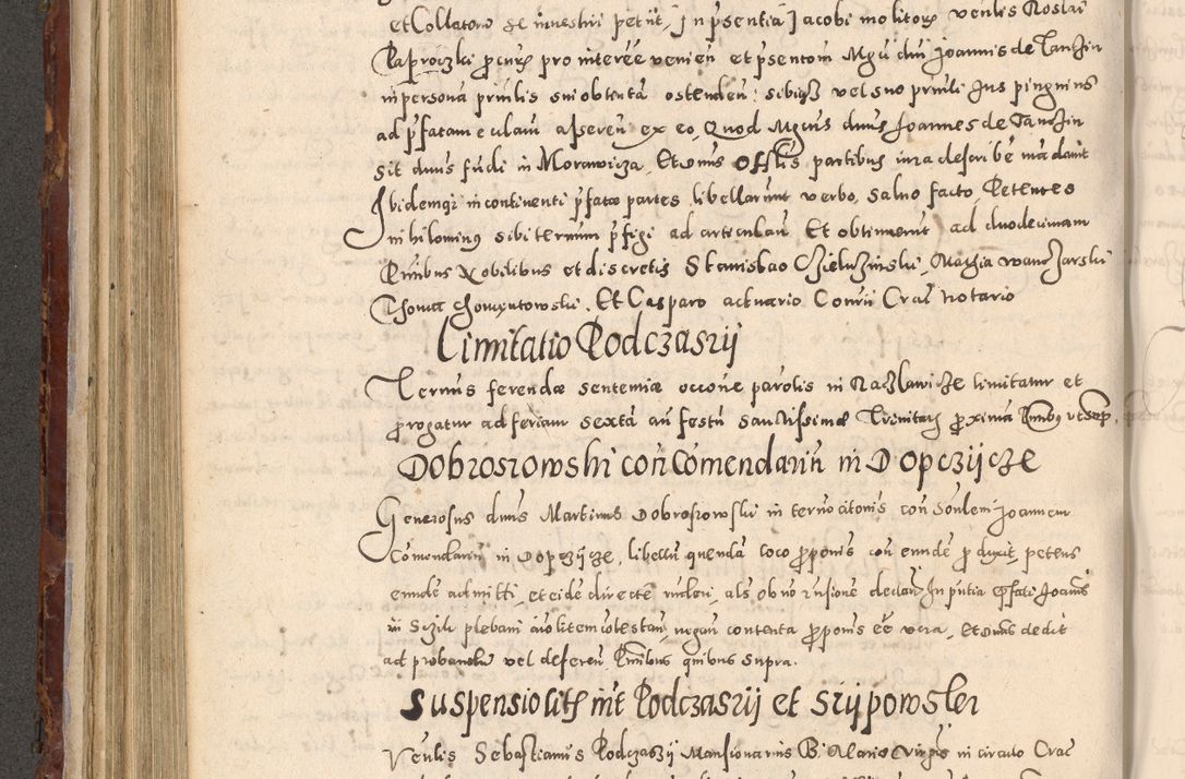 Zdjęcie nr 384 dla obiektu archiwalnego: Acta actorum causarum sententiarum tam diffinitivarum quam interloquutoriarum decretorum obligationum quietationum, constitutionum procuratorum etc. etc. coram Reverendo Domino Stanislao Manieczki Sacratissimi Corporis Christi Cazimiriae Praeposito Viccario in Spiritualibus ac Officiali Generali Cracoviensi ad Annum Domini Millesimum Quingentesimum Octuagesimum Tercium indictione undecima pontificatus Sanctissimi in Christo Patris Domini Nostri Domini Gregorii Divina Providentia Papae Tredecimi Anno ipsius duodecima faeliciter inchoantur 