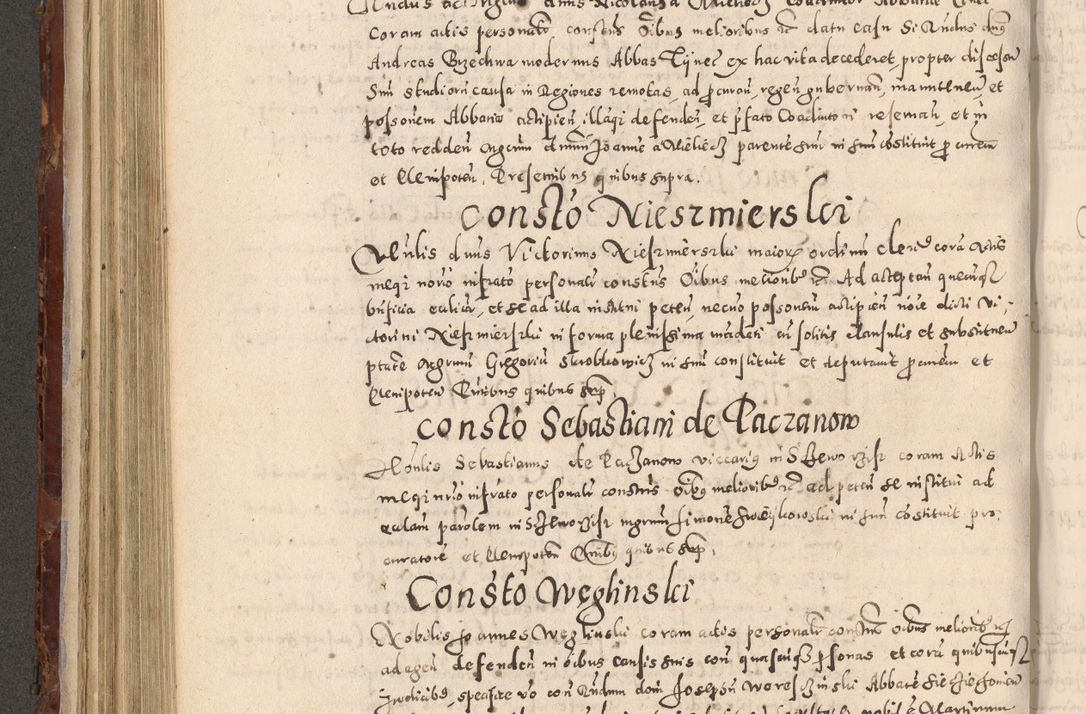 Zdjęcie nr 376 dla obiektu archiwalnego: Acta actorum causarum sententiarum tam diffinitivarum quam interloquutoriarum decretorum obligationum quietationum, constitutionum procuratorum etc. etc. coram Reverendo Domino Stanislao Manieczki Sacratissimi Corporis Christi Cazimiriae Praeposito Viccario in Spiritualibus ac Officiali Generali Cracoviensi ad Annum Domini Millesimum Quingentesimum Octuagesimum Tercium indictione undecima pontificatus Sanctissimi in Christo Patris Domini Nostri Domini Gregorii Divina Providentia Papae Tredecimi Anno ipsius duodecima faeliciter inchoantur 