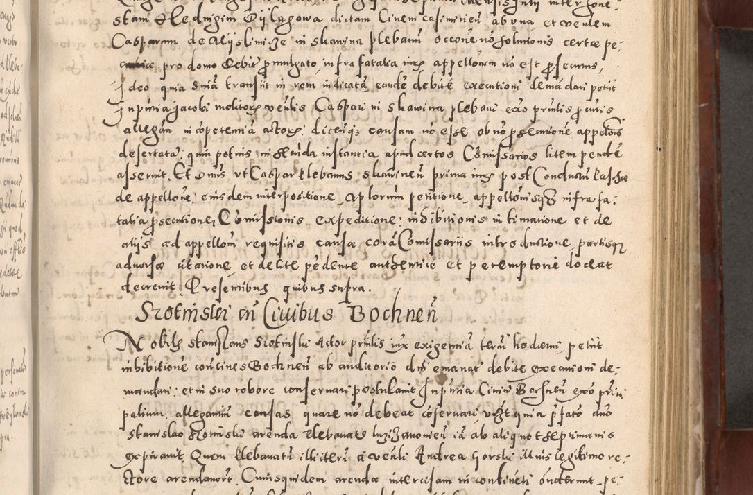 Zdjęcie nr 369 dla obiektu archiwalnego: Acta actorum causarum sententiarum tam diffinitivarum quam interloquutoriarum decretorum obligationum quietationum, constitutionum procuratorum etc. etc. coram Reverendo Domino Stanislao Manieczki Sacratissimi Corporis Christi Cazimiriae Praeposito Viccario in Spiritualibus ac Officiali Generali Cracoviensi ad Annum Domini Millesimum Quingentesimum Octuagesimum Tercium indictione undecima pontificatus Sanctissimi in Christo Patris Domini Nostri Domini Gregorii Divina Providentia Papae Tredecimi Anno ipsius duodecima faeliciter inchoantur 