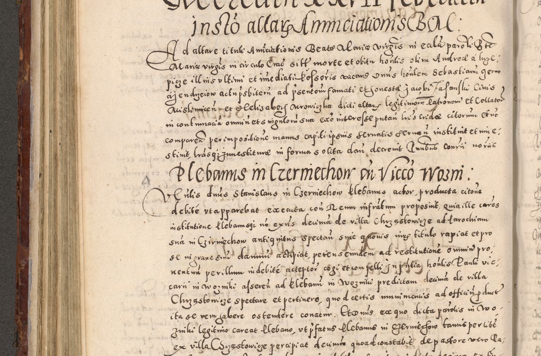 Zdjęcie nr 354 dla obiektu archiwalnego: Acta actorum causarum sententiarum tam diffinitivarum quam interloquutoriarum decretorum obligationum quietationum, constitutionum procuratorum etc. etc. coram Reverendo Domino Stanislao Manieczki Sacratissimi Corporis Christi Cazimiriae Praeposito Viccario in Spiritualibus ac Officiali Generali Cracoviensi ad Annum Domini Millesimum Quingentesimum Octuagesimum Tercium indictione undecima pontificatus Sanctissimi in Christo Patris Domini Nostri Domini Gregorii Divina Providentia Papae Tredecimi Anno ipsius duodecima faeliciter inchoantur 