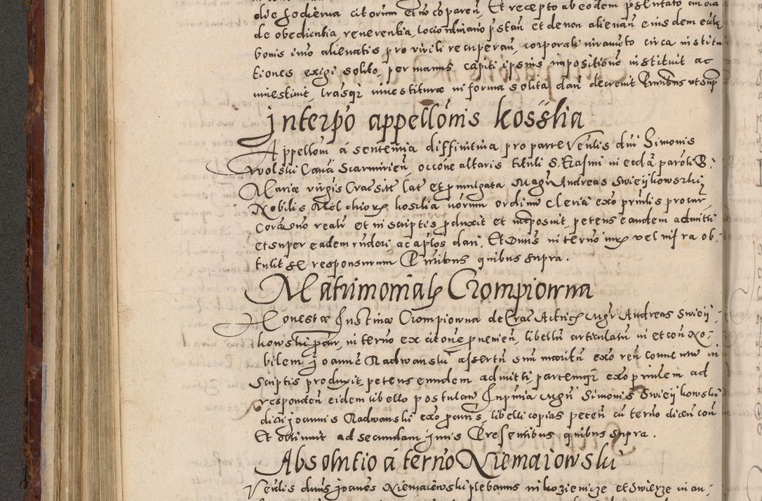 Zdjęcie nr 346 dla obiektu archiwalnego: Acta actorum causarum sententiarum tam diffinitivarum quam interloquutoriarum decretorum obligationum quietationum, constitutionum procuratorum etc. etc. coram Reverendo Domino Stanislao Manieczki Sacratissimi Corporis Christi Cazimiriae Praeposito Viccario in Spiritualibus ac Officiali Generali Cracoviensi ad Annum Domini Millesimum Quingentesimum Octuagesimum Tercium indictione undecima pontificatus Sanctissimi in Christo Patris Domini Nostri Domini Gregorii Divina Providentia Papae Tredecimi Anno ipsius duodecima faeliciter inchoantur 