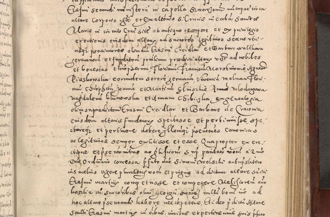 Zdjęcie nr 343 dla obiektu archiwalnego: Acta actorum causarum sententiarum tam diffinitivarum quam interloquutoriarum decretorum obligationum quietationum, constitutionum procuratorum etc. etc. coram Reverendo Domino Stanislao Manieczki Sacratissimi Corporis Christi Cazimiriae Praeposito Viccario in Spiritualibus ac Officiali Generali Cracoviensi ad Annum Domini Millesimum Quingentesimum Octuagesimum Tercium indictione undecima pontificatus Sanctissimi in Christo Patris Domini Nostri Domini Gregorii Divina Providentia Papae Tredecimi Anno ipsius duodecima faeliciter inchoantur 