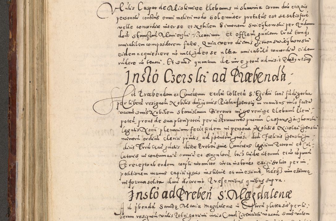 Zdjęcie nr 322 dla obiektu archiwalnego: Acta actorum causarum sententiarum tam diffinitivarum quam interloquutoriarum decretorum obligationum quietationum, constitutionum procuratorum etc. etc. coram Reverendo Domino Stanislao Manieczki Sacratissimi Corporis Christi Cazimiriae Praeposito Viccario in Spiritualibus ac Officiali Generali Cracoviensi ad Annum Domini Millesimum Quingentesimum Octuagesimum Tercium indictione undecima pontificatus Sanctissimi in Christo Patris Domini Nostri Domini Gregorii Divina Providentia Papae Tredecimi Anno ipsius duodecima faeliciter inchoantur 
