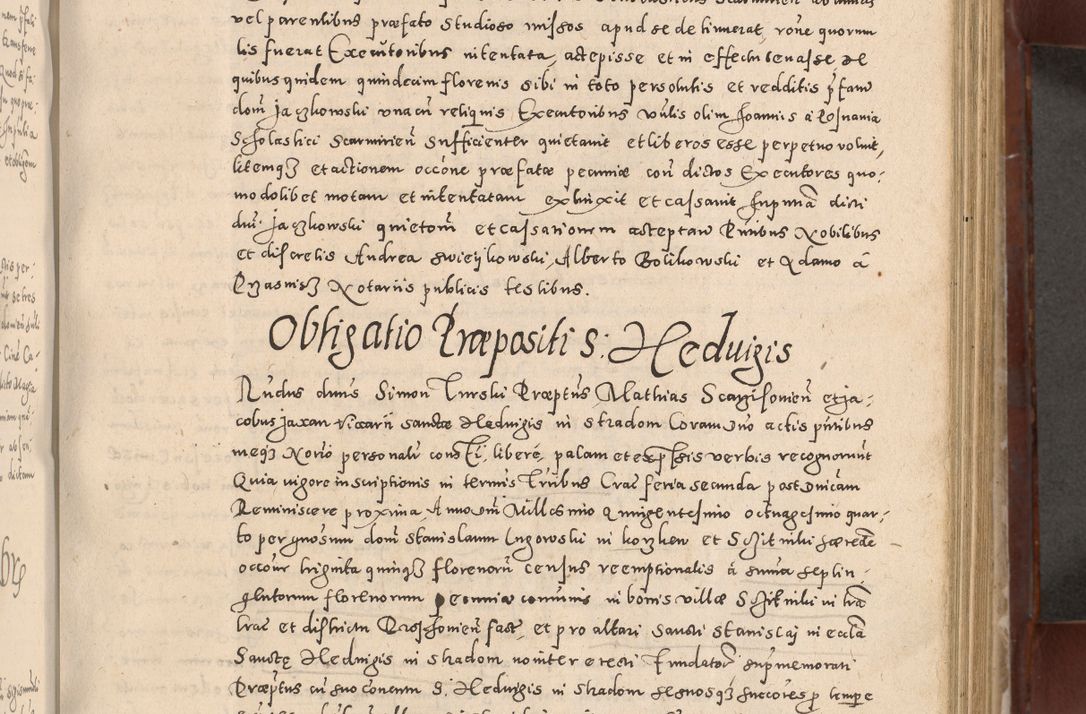 Zdjęcie nr 315 dla obiektu archiwalnego: Acta actorum causarum sententiarum tam diffinitivarum quam interloquutoriarum decretorum obligationum quietationum, constitutionum procuratorum etc. etc. coram Reverendo Domino Stanislao Manieczki Sacratissimi Corporis Christi Cazimiriae Praeposito Viccario in Spiritualibus ac Officiali Generali Cracoviensi ad Annum Domini Millesimum Quingentesimum Octuagesimum Tercium indictione undecima pontificatus Sanctissimi in Christo Patris Domini Nostri Domini Gregorii Divina Providentia Papae Tredecimi Anno ipsius duodecima faeliciter inchoantur 