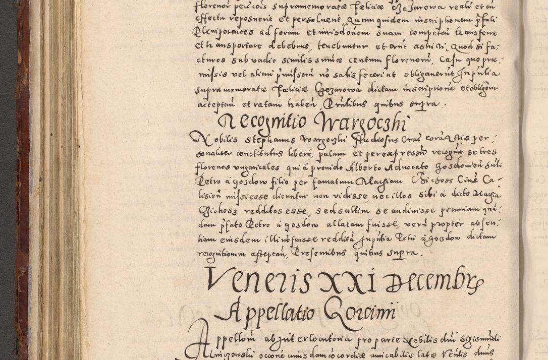 Zdjęcie nr 314 dla obiektu archiwalnego: Acta actorum causarum sententiarum tam diffinitivarum quam interloquutoriarum decretorum obligationum quietationum, constitutionum procuratorum etc. etc. coram Reverendo Domino Stanislao Manieczki Sacratissimi Corporis Christi Cazimiriae Praeposito Viccario in Spiritualibus ac Officiali Generali Cracoviensi ad Annum Domini Millesimum Quingentesimum Octuagesimum Tercium indictione undecima pontificatus Sanctissimi in Christo Patris Domini Nostri Domini Gregorii Divina Providentia Papae Tredecimi Anno ipsius duodecima faeliciter inchoantur 