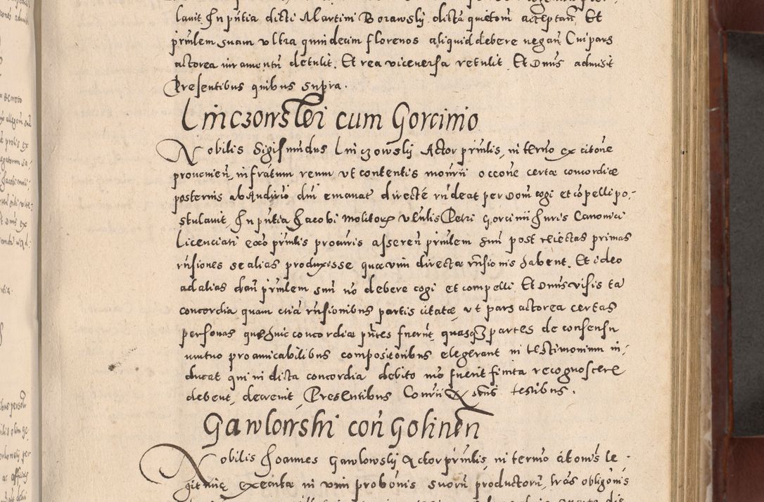 Zdjęcie nr 299 dla obiektu archiwalnego: Acta actorum causarum sententiarum tam diffinitivarum quam interloquutoriarum decretorum obligationum quietationum, constitutionum procuratorum etc. etc. coram Reverendo Domino Stanislao Manieczki Sacratissimi Corporis Christi Cazimiriae Praeposito Viccario in Spiritualibus ac Officiali Generali Cracoviensi ad Annum Domini Millesimum Quingentesimum Octuagesimum Tercium indictione undecima pontificatus Sanctissimi in Christo Patris Domini Nostri Domini Gregorii Divina Providentia Papae Tredecimi Anno ipsius duodecima faeliciter inchoantur 