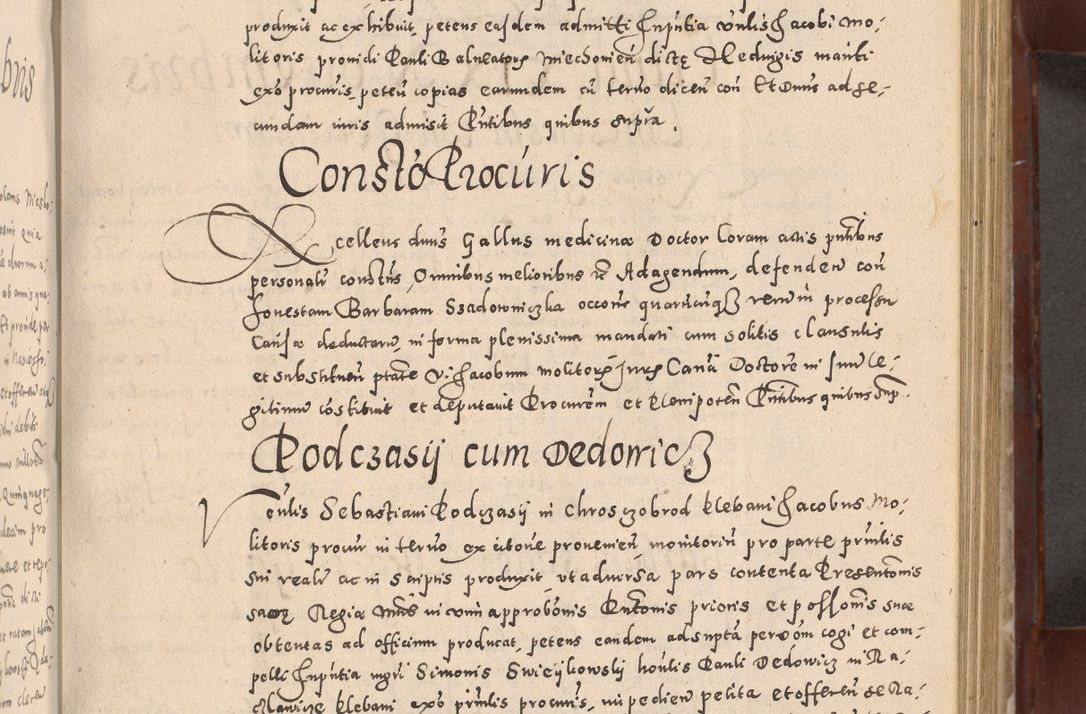 Zdjęcie nr 293 dla obiektu archiwalnego: Acta actorum causarum sententiarum tam diffinitivarum quam interloquutoriarum decretorum obligationum quietationum, constitutionum procuratorum etc. etc. coram Reverendo Domino Stanislao Manieczki Sacratissimi Corporis Christi Cazimiriae Praeposito Viccario in Spiritualibus ac Officiali Generali Cracoviensi ad Annum Domini Millesimum Quingentesimum Octuagesimum Tercium indictione undecima pontificatus Sanctissimi in Christo Patris Domini Nostri Domini Gregorii Divina Providentia Papae Tredecimi Anno ipsius duodecima faeliciter inchoantur 