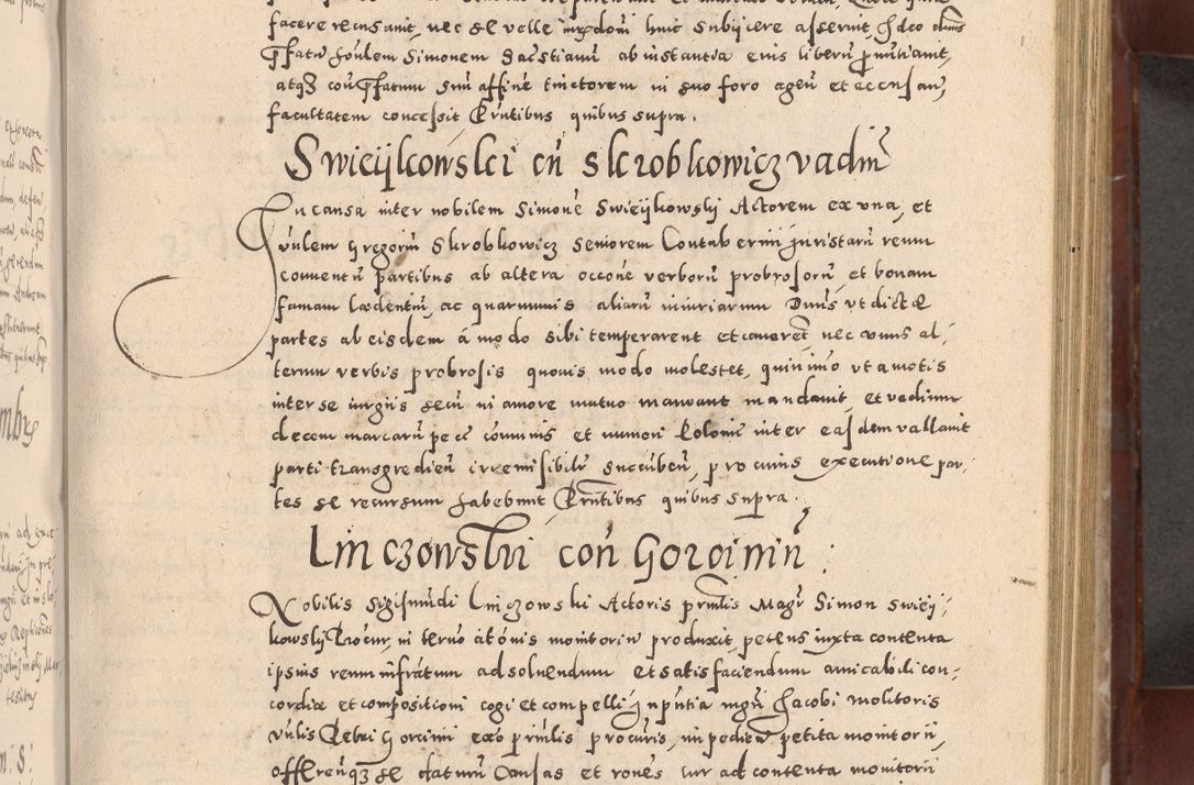 Zdjęcie nr 287 dla obiektu archiwalnego: Acta actorum causarum sententiarum tam diffinitivarum quam interloquutoriarum decretorum obligationum quietationum, constitutionum procuratorum etc. etc. coram Reverendo Domino Stanislao Manieczki Sacratissimi Corporis Christi Cazimiriae Praeposito Viccario in Spiritualibus ac Officiali Generali Cracoviensi ad Annum Domini Millesimum Quingentesimum Octuagesimum Tercium indictione undecima pontificatus Sanctissimi in Christo Patris Domini Nostri Domini Gregorii Divina Providentia Papae Tredecimi Anno ipsius duodecima faeliciter inchoantur 