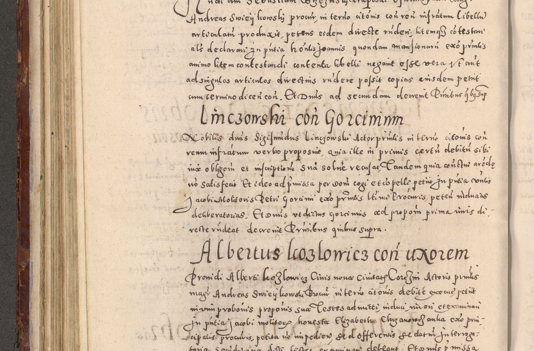 Zdjęcie nr 276 dla obiektu archiwalnego: Acta actorum causarum sententiarum tam diffinitivarum quam interloquutoriarum decretorum obligationum quietationum, constitutionum procuratorum etc. etc. coram Reverendo Domino Stanislao Manieczki Sacratissimi Corporis Christi Cazimiriae Praeposito Viccario in Spiritualibus ac Officiali Generali Cracoviensi ad Annum Domini Millesimum Quingentesimum Octuagesimum Tercium indictione undecima pontificatus Sanctissimi in Christo Patris Domini Nostri Domini Gregorii Divina Providentia Papae Tredecimi Anno ipsius duodecima faeliciter inchoantur 