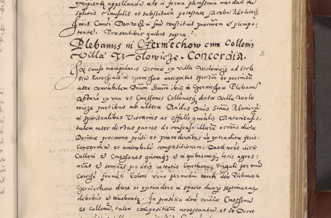 Zdjęcie nr 255 dla obiektu archiwalnego: Acta actorum causarum sententiarum tam diffinitivarum quam interloquutoriarum decretorum obligationum quietationum, constitutionum procuratorum etc. etc. coram Reverendo Domino Stanislao Manieczki Sacratissimi Corporis Christi Cazimiriae Praeposito Viccario in Spiritualibus ac Officiali Generali Cracoviensi ad Annum Domini Millesimum Quingentesimum Octuagesimum Tercium indictione undecima pontificatus Sanctissimi in Christo Patris Domini Nostri Domini Gregorii Divina Providentia Papae Tredecimi Anno ipsius duodecima faeliciter inchoantur 
