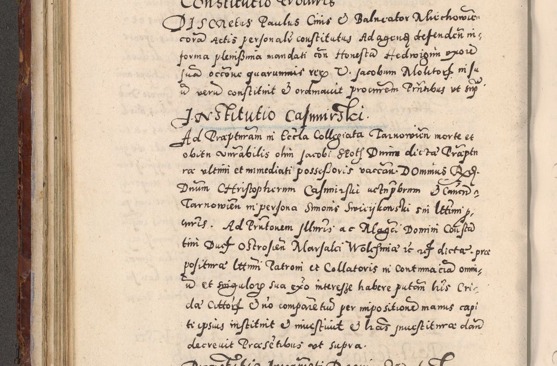 Zdjęcie nr 222 dla obiektu archiwalnego: Acta actorum causarum sententiarum tam diffinitivarum quam interloquutoriarum decretorum obligationum quietationum, constitutionum procuratorum etc. etc. coram Reverendo Domino Stanislao Manieczki Sacratissimi Corporis Christi Cazimiriae Praeposito Viccario in Spiritualibus ac Officiali Generali Cracoviensi ad Annum Domini Millesimum Quingentesimum Octuagesimum Tercium indictione undecima pontificatus Sanctissimi in Christo Patris Domini Nostri Domini Gregorii Divina Providentia Papae Tredecimi Anno ipsius duodecima faeliciter inchoantur 