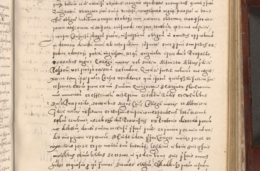 Zdjęcie nr 601 dla obiektu archiwalnego: Acta actorum causarum sententiarum tam diffinitivarum quam interloquutoriarum decretorum obligationum quietationum, constitutionum procuratorum etc. etc. coram Reverendo Domino Stanislao Manieczki Sacratissimi Corporis Christi Cazimiriae Praeposito Viccario in Spiritualibus ac Officiali Generali Cracoviensi ad Annum Domini Millesimum Quingentesimum Octuagesimum Tercium indictione undecima pontificatus Sanctissimi in Christo Patris Domini Nostri Domini Gregorii Divina Providentia Papae Tredecimi Anno ipsius duodecima faeliciter inchoantur 