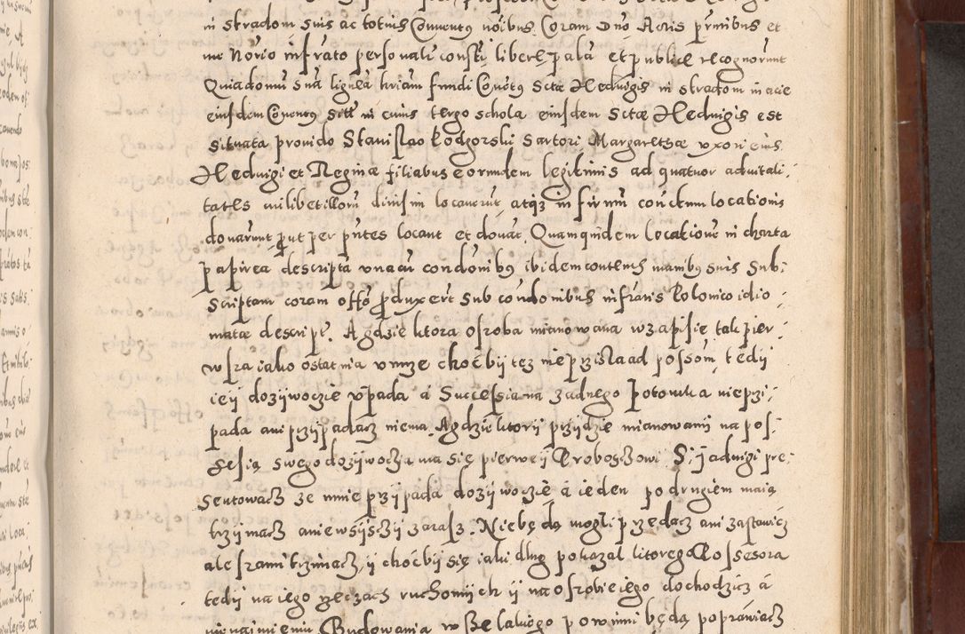 Zdjęcie nr 593 dla obiektu archiwalnego: Acta actorum causarum sententiarum tam diffinitivarum quam interloquutoriarum decretorum obligationum quietationum, constitutionum procuratorum etc. etc. coram Reverendo Domino Stanislao Manieczki Sacratissimi Corporis Christi Cazimiriae Praeposito Viccario in Spiritualibus ac Officiali Generali Cracoviensi ad Annum Domini Millesimum Quingentesimum Octuagesimum Tercium indictione undecima pontificatus Sanctissimi in Christo Patris Domini Nostri Domini Gregorii Divina Providentia Papae Tredecimi Anno ipsius duodecima faeliciter inchoantur 