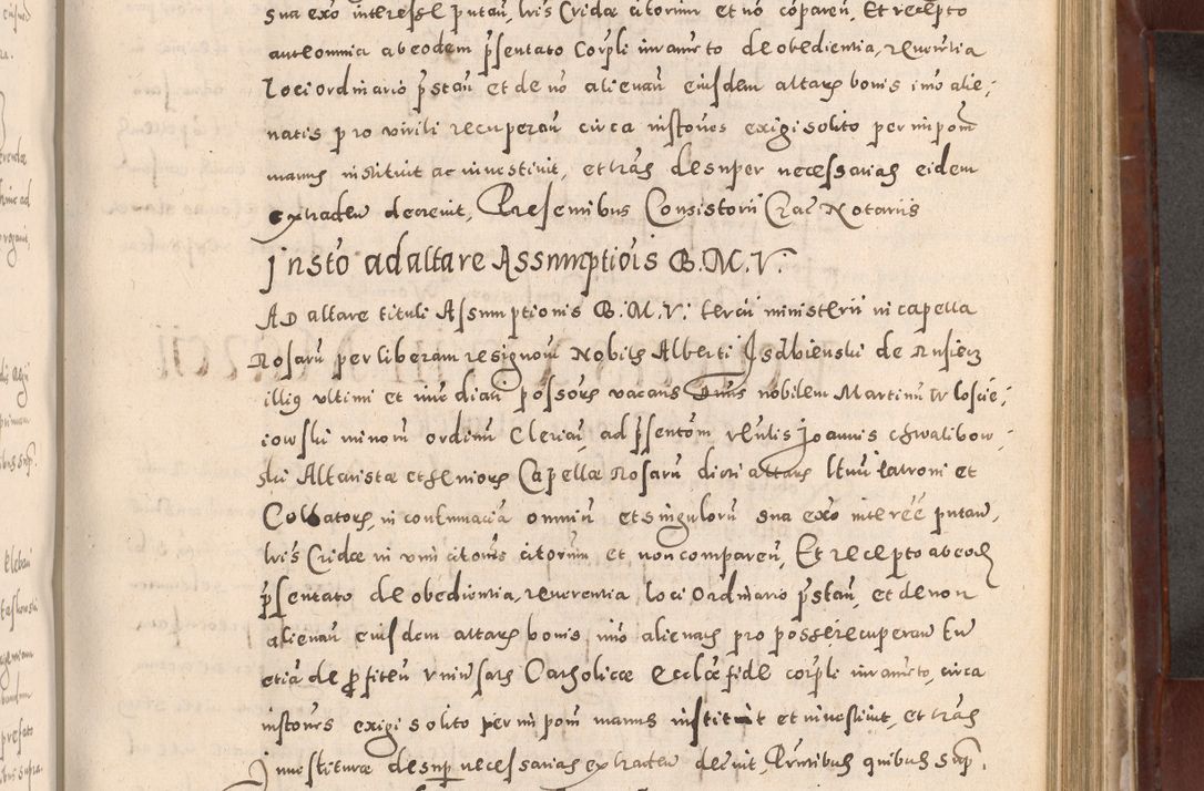 Zdjęcie nr 581 dla obiektu archiwalnego: Acta actorum causarum sententiarum tam diffinitivarum quam interloquutoriarum decretorum obligationum quietationum, constitutionum procuratorum etc. etc. coram Reverendo Domino Stanislao Manieczki Sacratissimi Corporis Christi Cazimiriae Praeposito Viccario in Spiritualibus ac Officiali Generali Cracoviensi ad Annum Domini Millesimum Quingentesimum Octuagesimum Tercium indictione undecima pontificatus Sanctissimi in Christo Patris Domini Nostri Domini Gregorii Divina Providentia Papae Tredecimi Anno ipsius duodecima faeliciter inchoantur 