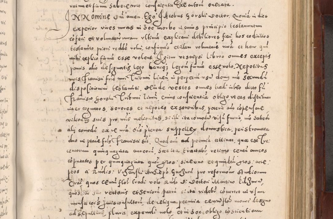 Zdjęcie nr 541 dla obiektu archiwalnego: Acta actorum causarum sententiarum tam diffinitivarum quam interloquutoriarum decretorum obligationum quietationum, constitutionum procuratorum etc. etc. coram Reverendo Domino Stanislao Manieczki Sacratissimi Corporis Christi Cazimiriae Praeposito Viccario in Spiritualibus ac Officiali Generali Cracoviensi ad Annum Domini Millesimum Quingentesimum Octuagesimum Tercium indictione undecima pontificatus Sanctissimi in Christo Patris Domini Nostri Domini Gregorii Divina Providentia Papae Tredecimi Anno ipsius duodecima faeliciter inchoantur 