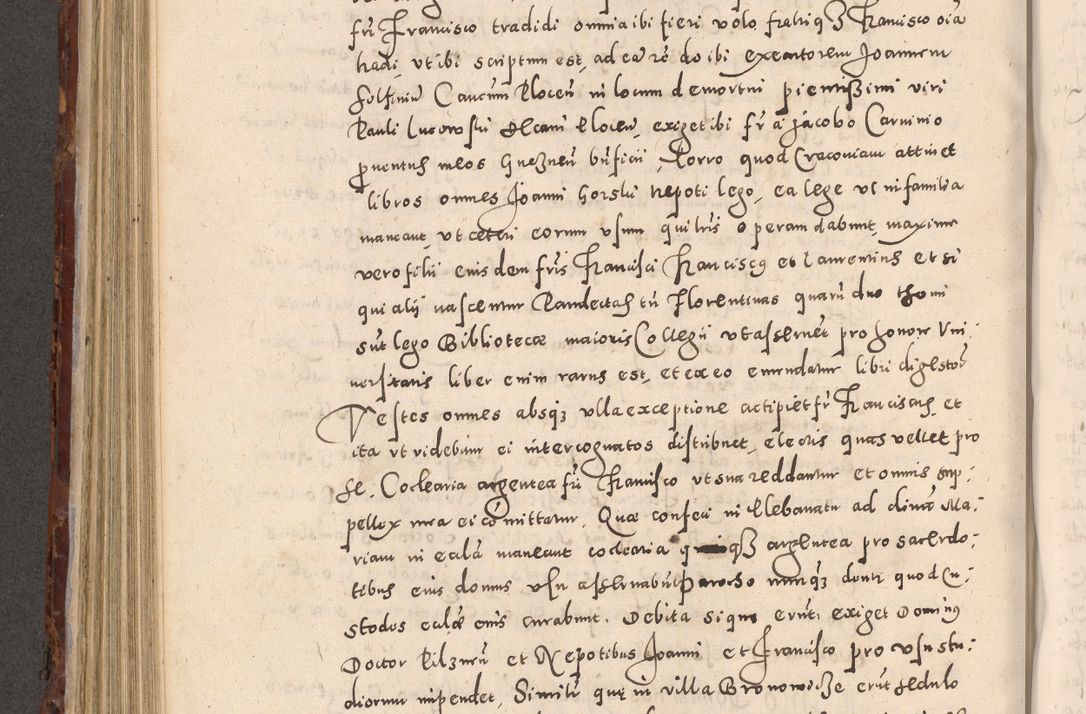 Zdjęcie nr 540 dla obiektu archiwalnego: Acta actorum causarum sententiarum tam diffinitivarum quam interloquutoriarum decretorum obligationum quietationum, constitutionum procuratorum etc. etc. coram Reverendo Domino Stanislao Manieczki Sacratissimi Corporis Christi Cazimiriae Praeposito Viccario in Spiritualibus ac Officiali Generali Cracoviensi ad Annum Domini Millesimum Quingentesimum Octuagesimum Tercium indictione undecima pontificatus Sanctissimi in Christo Patris Domini Nostri Domini Gregorii Divina Providentia Papae Tredecimi Anno ipsius duodecima faeliciter inchoantur 