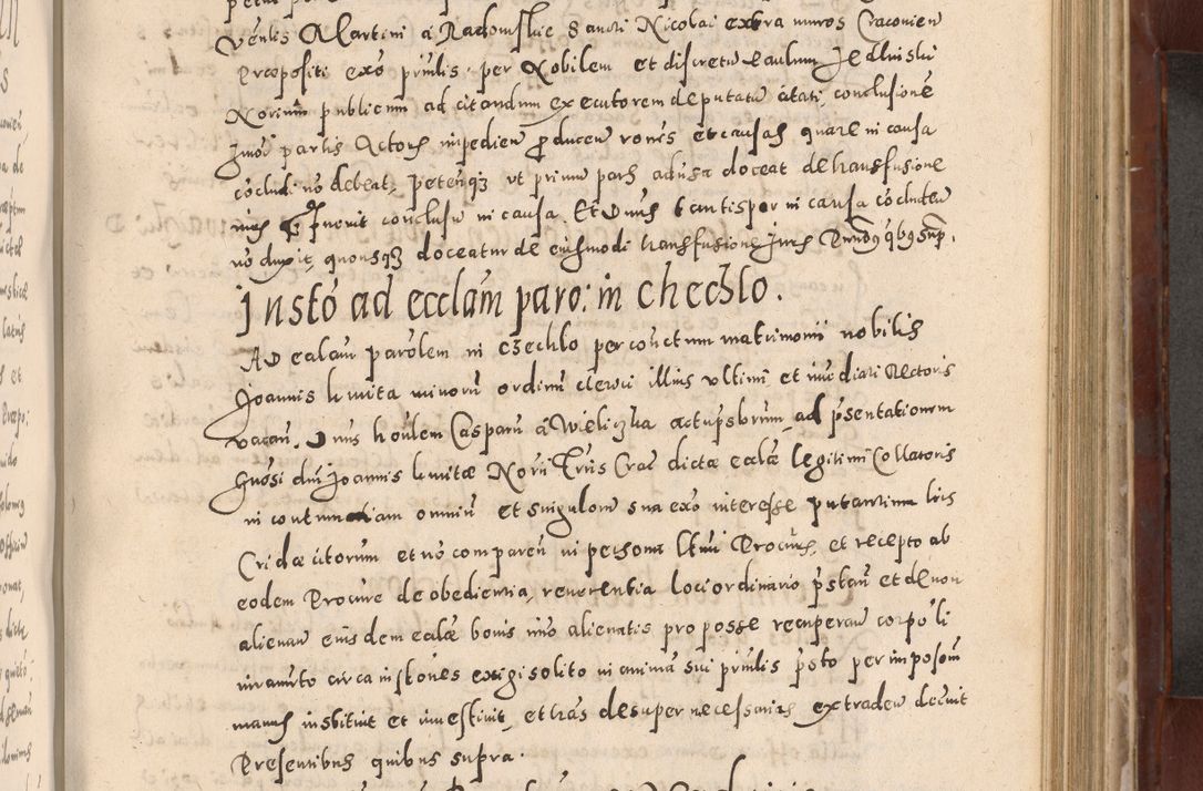 Zdjęcie nr 531 dla obiektu archiwalnego: Acta actorum causarum sententiarum tam diffinitivarum quam interloquutoriarum decretorum obligationum quietationum, constitutionum procuratorum etc. etc. coram Reverendo Domino Stanislao Manieczki Sacratissimi Corporis Christi Cazimiriae Praeposito Viccario in Spiritualibus ac Officiali Generali Cracoviensi ad Annum Domini Millesimum Quingentesimum Octuagesimum Tercium indictione undecima pontificatus Sanctissimi in Christo Patris Domini Nostri Domini Gregorii Divina Providentia Papae Tredecimi Anno ipsius duodecima faeliciter inchoantur 