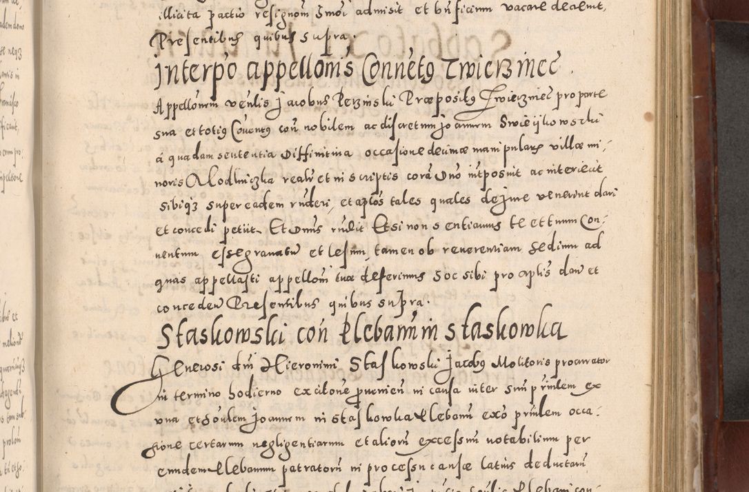 Zdjęcie nr 515 dla obiektu archiwalnego: Acta actorum causarum sententiarum tam diffinitivarum quam interloquutoriarum decretorum obligationum quietationum, constitutionum procuratorum etc. etc. coram Reverendo Domino Stanislao Manieczki Sacratissimi Corporis Christi Cazimiriae Praeposito Viccario in Spiritualibus ac Officiali Generali Cracoviensi ad Annum Domini Millesimum Quingentesimum Octuagesimum Tercium indictione undecima pontificatus Sanctissimi in Christo Patris Domini Nostri Domini Gregorii Divina Providentia Papae Tredecimi Anno ipsius duodecima faeliciter inchoantur 