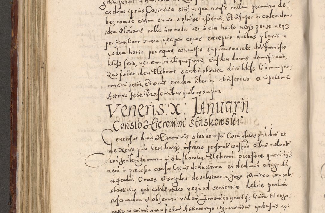 Zdjęcie nr 514 dla obiektu archiwalnego: Acta actorum causarum sententiarum tam diffinitivarum quam interloquutoriarum decretorum obligationum quietationum, constitutionum procuratorum etc. etc. coram Reverendo Domino Stanislao Manieczki Sacratissimi Corporis Christi Cazimiriae Praeposito Viccario in Spiritualibus ac Officiali Generali Cracoviensi ad Annum Domini Millesimum Quingentesimum Octuagesimum Tercium indictione undecima pontificatus Sanctissimi in Christo Patris Domini Nostri Domini Gregorii Divina Providentia Papae Tredecimi Anno ipsius duodecima faeliciter inchoantur 