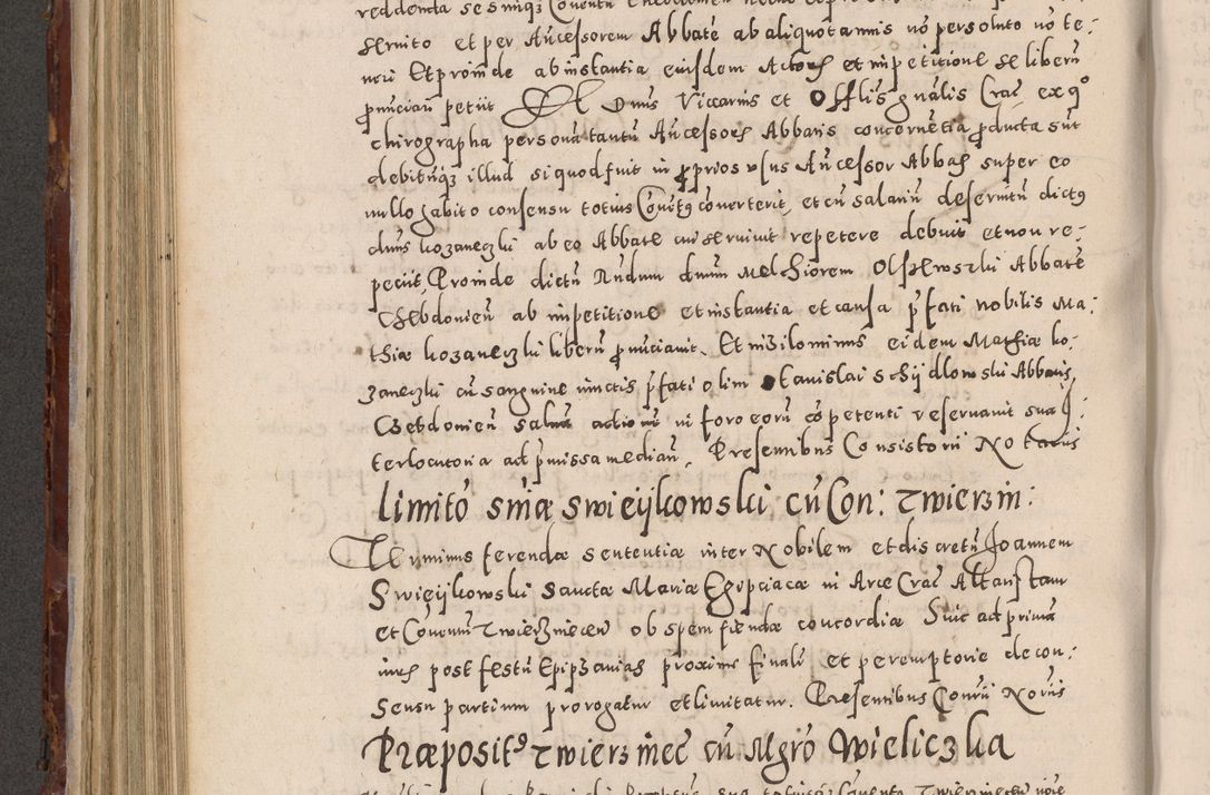 Zdjęcie nr 498 dla obiektu archiwalnego: Acta actorum causarum sententiarum tam diffinitivarum quam interloquutoriarum decretorum obligationum quietationum, constitutionum procuratorum etc. etc. coram Reverendo Domino Stanislao Manieczki Sacratissimi Corporis Christi Cazimiriae Praeposito Viccario in Spiritualibus ac Officiali Generali Cracoviensi ad Annum Domini Millesimum Quingentesimum Octuagesimum Tercium indictione undecima pontificatus Sanctissimi in Christo Patris Domini Nostri Domini Gregorii Divina Providentia Papae Tredecimi Anno ipsius duodecima faeliciter inchoantur 