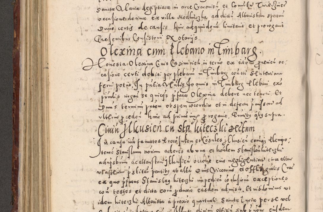 Zdjęcie nr 488 dla obiektu archiwalnego: Acta actorum causarum sententiarum tam diffinitivarum quam interloquutoriarum decretorum obligationum quietationum, constitutionum procuratorum etc. etc. coram Reverendo Domino Stanislao Manieczki Sacratissimi Corporis Christi Cazimiriae Praeposito Viccario in Spiritualibus ac Officiali Generali Cracoviensi ad Annum Domini Millesimum Quingentesimum Octuagesimum Tercium indictione undecima pontificatus Sanctissimi in Christo Patris Domini Nostri Domini Gregorii Divina Providentia Papae Tredecimi Anno ipsius duodecima faeliciter inchoantur 