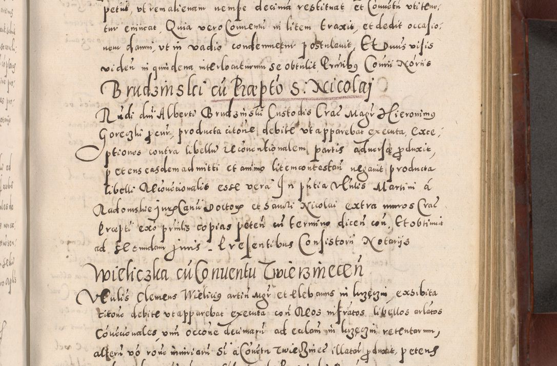 Zdjęcie nr 487 dla obiektu archiwalnego: Acta actorum causarum sententiarum tam diffinitivarum quam interloquutoriarum decretorum obligationum quietationum, constitutionum procuratorum etc. etc. coram Reverendo Domino Stanislao Manieczki Sacratissimi Corporis Christi Cazimiriae Praeposito Viccario in Spiritualibus ac Officiali Generali Cracoviensi ad Annum Domini Millesimum Quingentesimum Octuagesimum Tercium indictione undecima pontificatus Sanctissimi in Christo Patris Domini Nostri Domini Gregorii Divina Providentia Papae Tredecimi Anno ipsius duodecima faeliciter inchoantur 