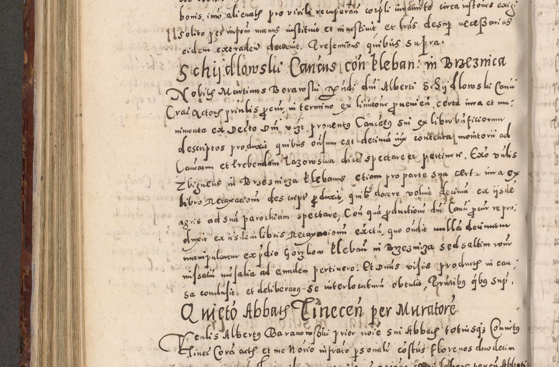 Zdjęcie nr 482 dla obiektu archiwalnego: Acta actorum causarum sententiarum tam diffinitivarum quam interloquutoriarum decretorum obligationum quietationum, constitutionum procuratorum etc. etc. coram Reverendo Domino Stanislao Manieczki Sacratissimi Corporis Christi Cazimiriae Praeposito Viccario in Spiritualibus ac Officiali Generali Cracoviensi ad Annum Domini Millesimum Quingentesimum Octuagesimum Tercium indictione undecima pontificatus Sanctissimi in Christo Patris Domini Nostri Domini Gregorii Divina Providentia Papae Tredecimi Anno ipsius duodecima faeliciter inchoantur 
