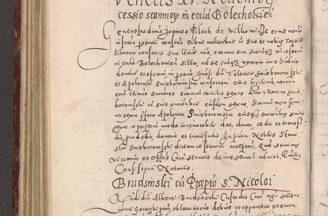 Zdjęcie nr 478 dla obiektu archiwalnego: Acta actorum causarum sententiarum tam diffinitivarum quam interloquutoriarum decretorum obligationum quietationum, constitutionum procuratorum etc. etc. coram Reverendo Domino Stanislao Manieczki Sacratissimi Corporis Christi Cazimiriae Praeposito Viccario in Spiritualibus ac Officiali Generali Cracoviensi ad Annum Domini Millesimum Quingentesimum Octuagesimum Tercium indictione undecima pontificatus Sanctissimi in Christo Patris Domini Nostri Domini Gregorii Divina Providentia Papae Tredecimi Anno ipsius duodecima faeliciter inchoantur 