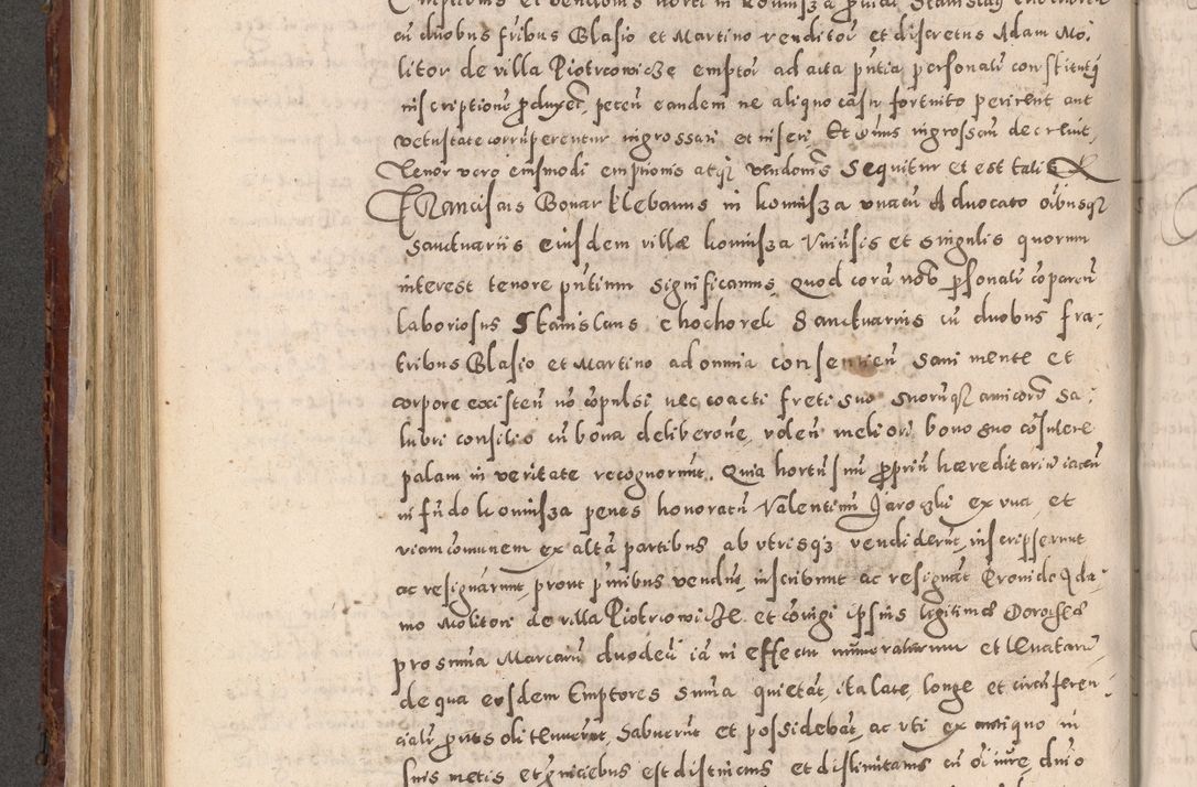 Zdjęcie nr 462 dla obiektu archiwalnego: Acta actorum causarum sententiarum tam diffinitivarum quam interloquutoriarum decretorum obligationum quietationum, constitutionum procuratorum etc. etc. coram Reverendo Domino Stanislao Manieczki Sacratissimi Corporis Christi Cazimiriae Praeposito Viccario in Spiritualibus ac Officiali Generali Cracoviensi ad Annum Domini Millesimum Quingentesimum Octuagesimum Tercium indictione undecima pontificatus Sanctissimi in Christo Patris Domini Nostri Domini Gregorii Divina Providentia Papae Tredecimi Anno ipsius duodecima faeliciter inchoantur 