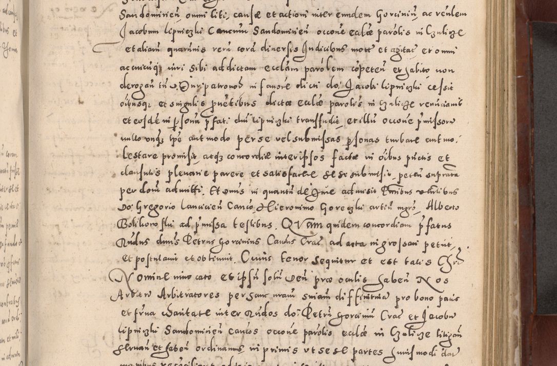 Zdjęcie nr 459 dla obiektu archiwalnego: Acta actorum causarum sententiarum tam diffinitivarum quam interloquutoriarum decretorum obligationum quietationum, constitutionum procuratorum etc. etc. coram Reverendo Domino Stanislao Manieczki Sacratissimi Corporis Christi Cazimiriae Praeposito Viccario in Spiritualibus ac Officiali Generali Cracoviensi ad Annum Domini Millesimum Quingentesimum Octuagesimum Tercium indictione undecima pontificatus Sanctissimi in Christo Patris Domini Nostri Domini Gregorii Divina Providentia Papae Tredecimi Anno ipsius duodecima faeliciter inchoantur 