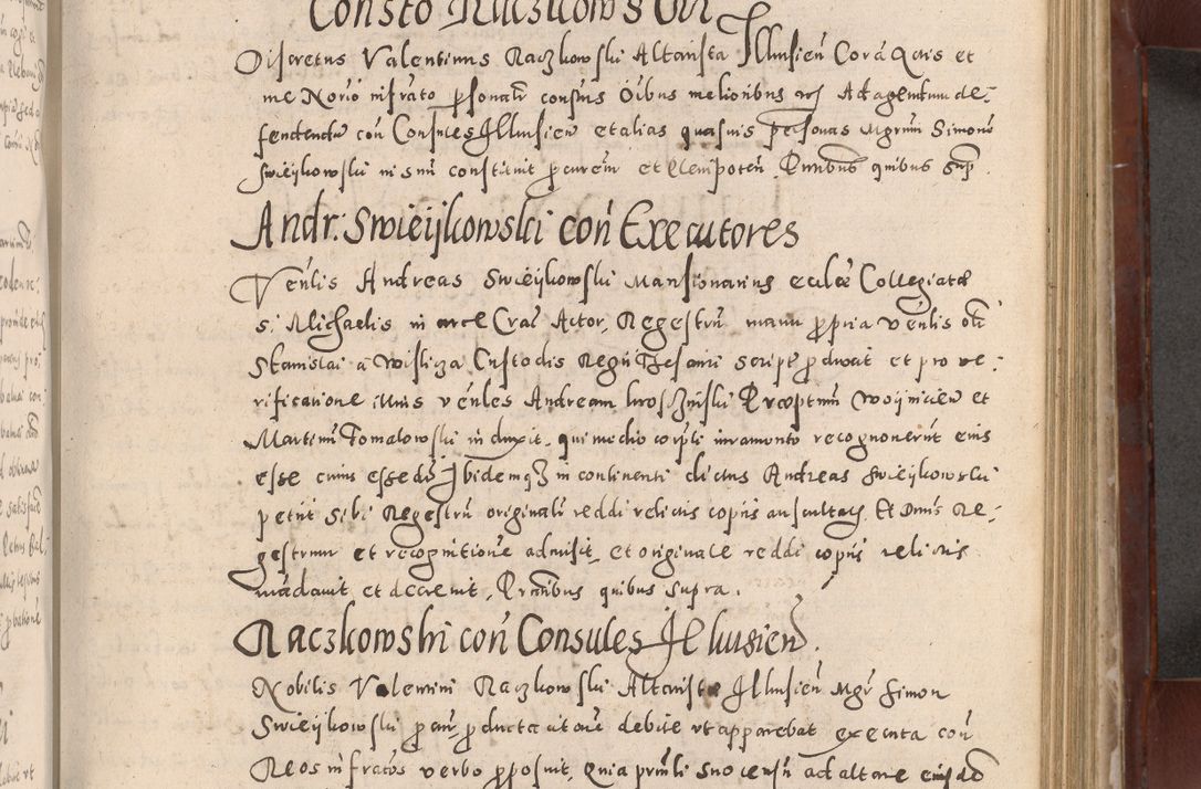 Zdjęcie nr 457 dla obiektu archiwalnego: Acta actorum causarum sententiarum tam diffinitivarum quam interloquutoriarum decretorum obligationum quietationum, constitutionum procuratorum etc. etc. coram Reverendo Domino Stanislao Manieczki Sacratissimi Corporis Christi Cazimiriae Praeposito Viccario in Spiritualibus ac Officiali Generali Cracoviensi ad Annum Domini Millesimum Quingentesimum Octuagesimum Tercium indictione undecima pontificatus Sanctissimi in Christo Patris Domini Nostri Domini Gregorii Divina Providentia Papae Tredecimi Anno ipsius duodecima faeliciter inchoantur 