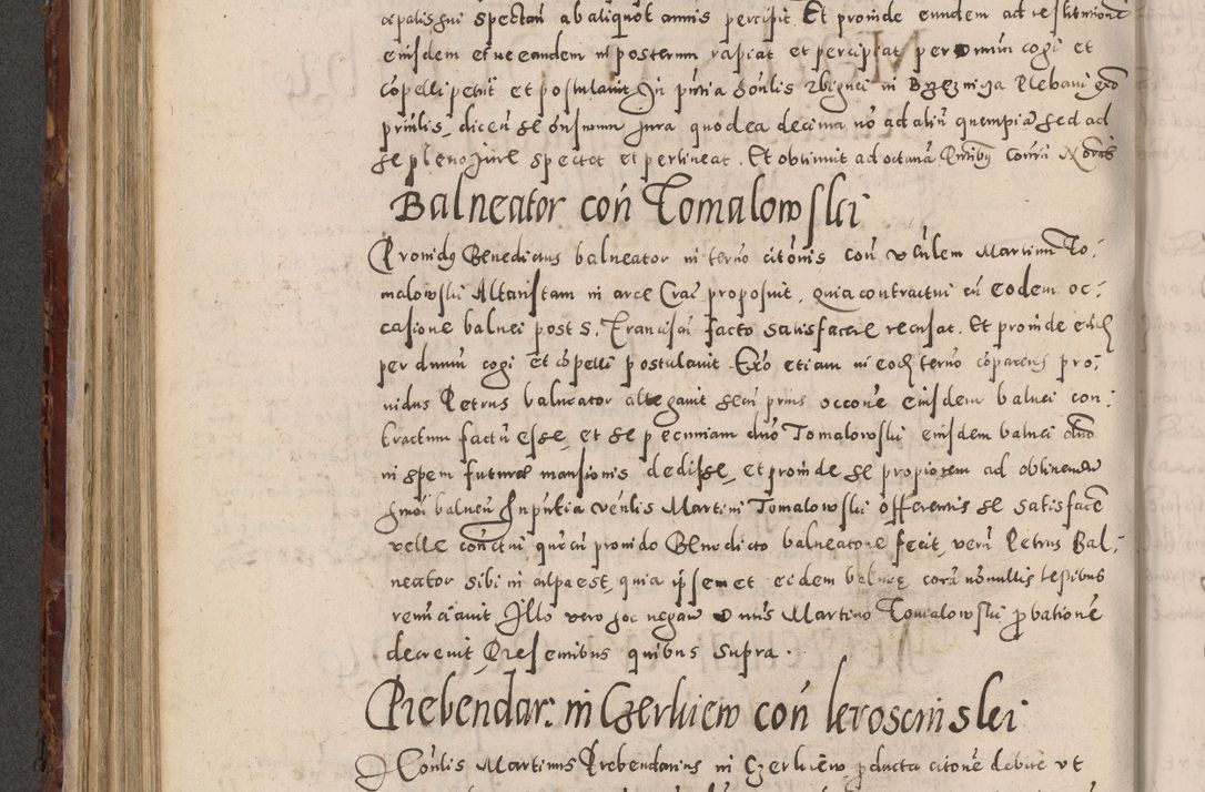 Zdjęcie nr 456 dla obiektu archiwalnego: Acta actorum causarum sententiarum tam diffinitivarum quam interloquutoriarum decretorum obligationum quietationum, constitutionum procuratorum etc. etc. coram Reverendo Domino Stanislao Manieczki Sacratissimi Corporis Christi Cazimiriae Praeposito Viccario in Spiritualibus ac Officiali Generali Cracoviensi ad Annum Domini Millesimum Quingentesimum Octuagesimum Tercium indictione undecima pontificatus Sanctissimi in Christo Patris Domini Nostri Domini Gregorii Divina Providentia Papae Tredecimi Anno ipsius duodecima faeliciter inchoantur 