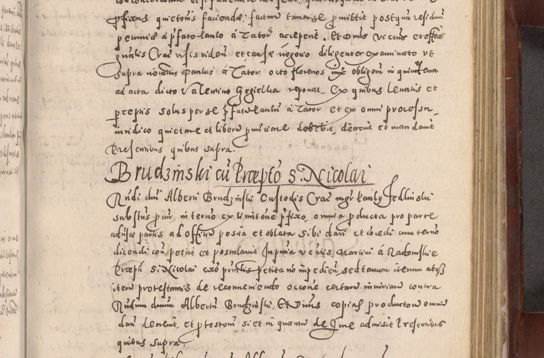 Zdjęcie nr 447 dla obiektu archiwalnego: Acta actorum causarum sententiarum tam diffinitivarum quam interloquutoriarum decretorum obligationum quietationum, constitutionum procuratorum etc. etc. coram Reverendo Domino Stanislao Manieczki Sacratissimi Corporis Christi Cazimiriae Praeposito Viccario in Spiritualibus ac Officiali Generali Cracoviensi ad Annum Domini Millesimum Quingentesimum Octuagesimum Tercium indictione undecima pontificatus Sanctissimi in Christo Patris Domini Nostri Domini Gregorii Divina Providentia Papae Tredecimi Anno ipsius duodecima faeliciter inchoantur 