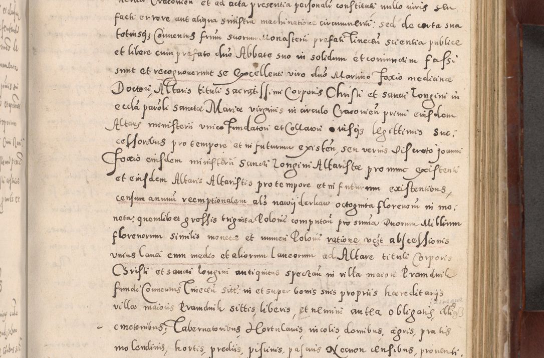 Zdjęcie nr 449 dla obiektu archiwalnego: Acta actorum causarum sententiarum tam diffinitivarum quam interloquutoriarum decretorum obligationum quietationum, constitutionum procuratorum etc. etc. coram Reverendo Domino Stanislao Manieczki Sacratissimi Corporis Christi Cazimiriae Praeposito Viccario in Spiritualibus ac Officiali Generali Cracoviensi ad Annum Domini Millesimum Quingentesimum Octuagesimum Tercium indictione undecima pontificatus Sanctissimi in Christo Patris Domini Nostri Domini Gregorii Divina Providentia Papae Tredecimi Anno ipsius duodecima faeliciter inchoantur 