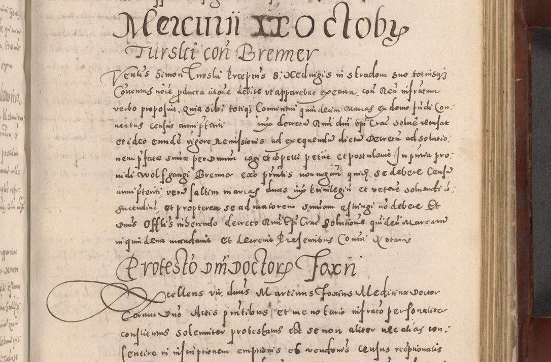 Zdjęcie nr 445 dla obiektu archiwalnego: Acta actorum causarum sententiarum tam diffinitivarum quam interloquutoriarum decretorum obligationum quietationum, constitutionum procuratorum etc. etc. coram Reverendo Domino Stanislao Manieczki Sacratissimi Corporis Christi Cazimiriae Praeposito Viccario in Spiritualibus ac Officiali Generali Cracoviensi ad Annum Domini Millesimum Quingentesimum Octuagesimum Tercium indictione undecima pontificatus Sanctissimi in Christo Patris Domini Nostri Domini Gregorii Divina Providentia Papae Tredecimi Anno ipsius duodecima faeliciter inchoantur 
