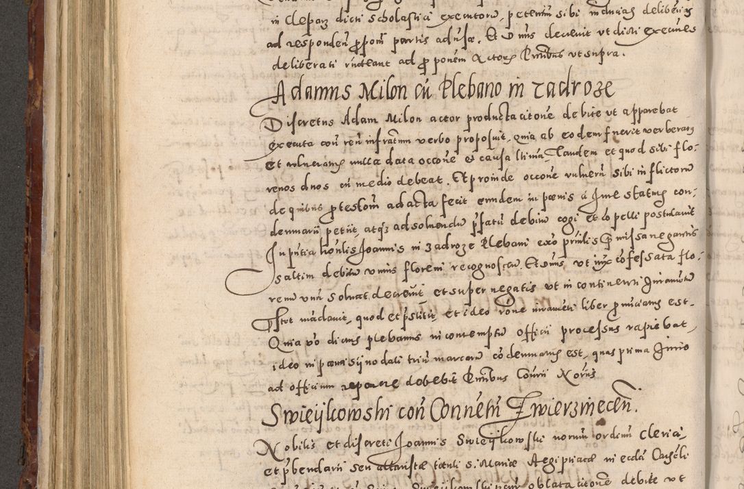 Zdjęcie nr 436 dla obiektu archiwalnego: Acta actorum causarum sententiarum tam diffinitivarum quam interloquutoriarum decretorum obligationum quietationum, constitutionum procuratorum etc. etc. coram Reverendo Domino Stanislao Manieczki Sacratissimi Corporis Christi Cazimiriae Praeposito Viccario in Spiritualibus ac Officiali Generali Cracoviensi ad Annum Domini Millesimum Quingentesimum Octuagesimum Tercium indictione undecima pontificatus Sanctissimi in Christo Patris Domini Nostri Domini Gregorii Divina Providentia Papae Tredecimi Anno ipsius duodecima faeliciter inchoantur 
