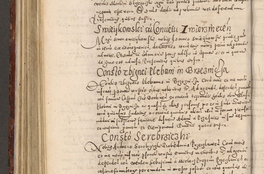 Zdjęcie nr 432 dla obiektu archiwalnego: Acta actorum causarum sententiarum tam diffinitivarum quam interloquutoriarum decretorum obligationum quietationum, constitutionum procuratorum etc. etc. coram Reverendo Domino Stanislao Manieczki Sacratissimi Corporis Christi Cazimiriae Praeposito Viccario in Spiritualibus ac Officiali Generali Cracoviensi ad Annum Domini Millesimum Quingentesimum Octuagesimum Tercium indictione undecima pontificatus Sanctissimi in Christo Patris Domini Nostri Domini Gregorii Divina Providentia Papae Tredecimi Anno ipsius duodecima faeliciter inchoantur 