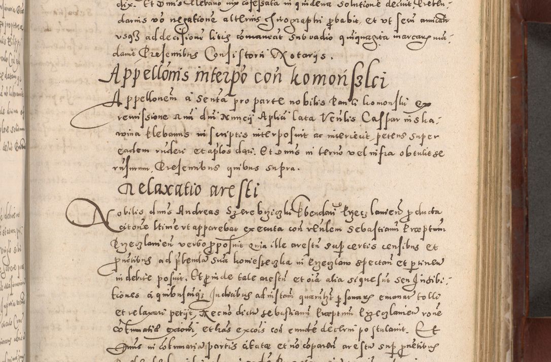 Zdjęcie nr 429 dla obiektu archiwalnego: Acta actorum causarum sententiarum tam diffinitivarum quam interloquutoriarum decretorum obligationum quietationum, constitutionum procuratorum etc. etc. coram Reverendo Domino Stanislao Manieczki Sacratissimi Corporis Christi Cazimiriae Praeposito Viccario in Spiritualibus ac Officiali Generali Cracoviensi ad Annum Domini Millesimum Quingentesimum Octuagesimum Tercium indictione undecima pontificatus Sanctissimi in Christo Patris Domini Nostri Domini Gregorii Divina Providentia Papae Tredecimi Anno ipsius duodecima faeliciter inchoantur 