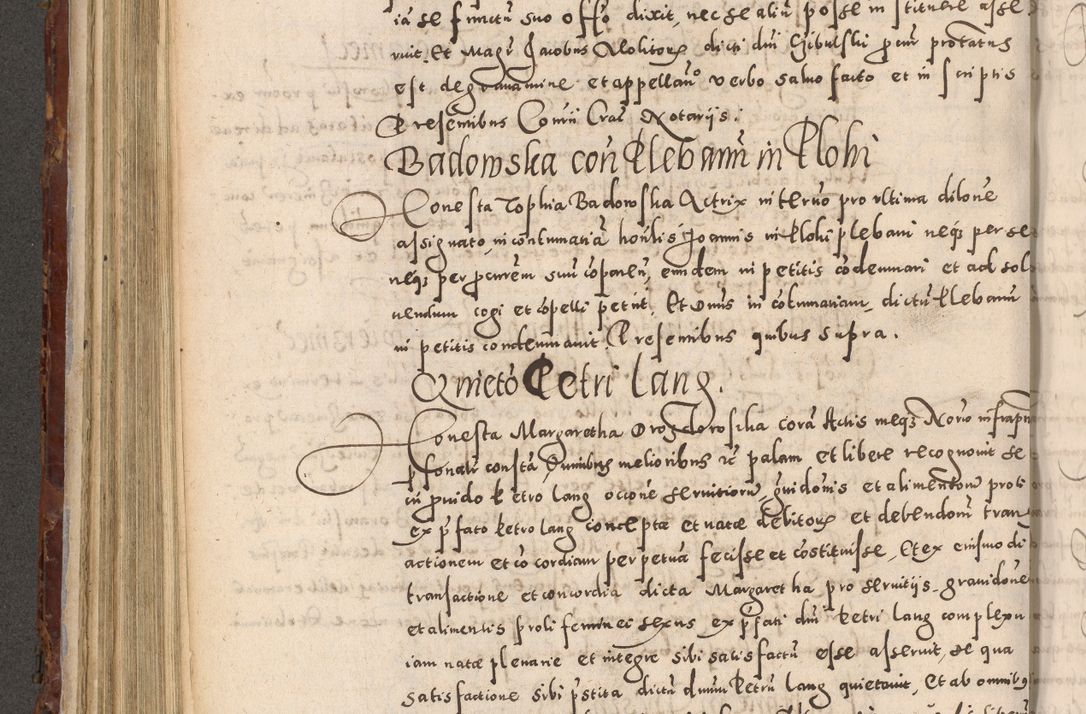 Zdjęcie nr 418 dla obiektu archiwalnego: Acta actorum causarum sententiarum tam diffinitivarum quam interloquutoriarum decretorum obligationum quietationum, constitutionum procuratorum etc. etc. coram Reverendo Domino Stanislao Manieczki Sacratissimi Corporis Christi Cazimiriae Praeposito Viccario in Spiritualibus ac Officiali Generali Cracoviensi ad Annum Domini Millesimum Quingentesimum Octuagesimum Tercium indictione undecima pontificatus Sanctissimi in Christo Patris Domini Nostri Domini Gregorii Divina Providentia Papae Tredecimi Anno ipsius duodecima faeliciter inchoantur 