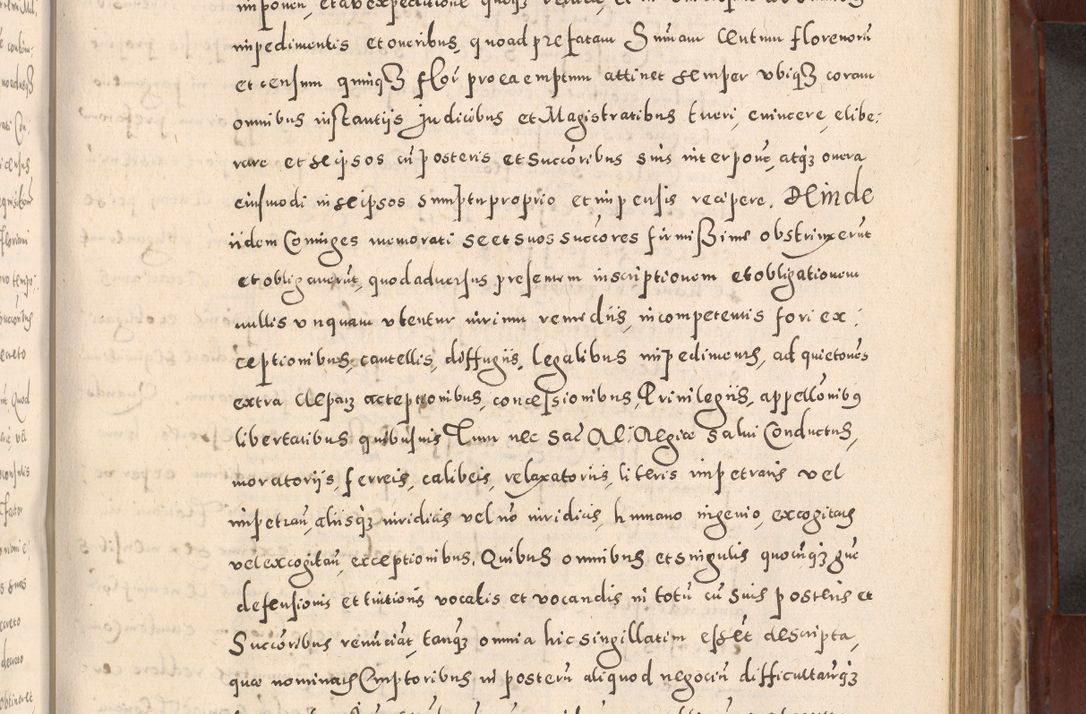 Zdjęcie nr 607 dla obiektu archiwalnego: Acta actorum causarum sententiarum tam diffinitivarum quam interloquutoriarum decretorum obligationum quietationum, constitutionum procuratorum etc. etc. coram Reverendo Domino Stanislao Manieczki Sacratissimi Corporis Christi Cazimiriae Praeposito Viccario in Spiritualibus ac Officiali Generali Cracoviensi ad Annum Domini Millesimum Quingentesimum Octuagesimum Tercium indictione undecima pontificatus Sanctissimi in Christo Patris Domini Nostri Domini Gregorii Divina Providentia Papae Tredecimi Anno ipsius duodecima faeliciter inchoantur 