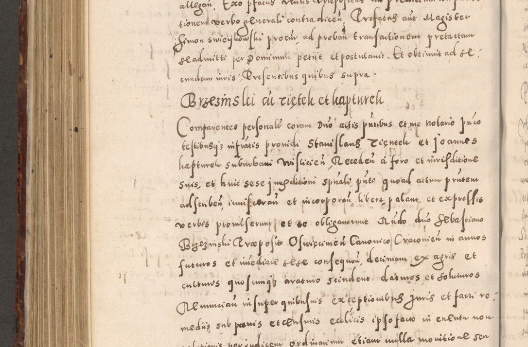 Zdjęcie nr 788 dla obiektu archiwalnego: Acta actorum causarum sententiarum tam diffinitivarum quam interloquutoriarum decretorum obligationum quietationum, constitutionum procuratorum etc. etc. coram Reverendo Domino Stanislao Manieczki Sacratissimi Corporis Christi Cazimiriae Praeposito Viccario in Spiritualibus ac Officiali Generali Cracoviensi ad Annum Domini Millesimum Quingentesimum Octuagesimum Tercium indictione undecima pontificatus Sanctissimi in Christo Patris Domini Nostri Domini Gregorii Divina Providentia Papae Tredecimi Anno ipsius duodecima faeliciter inchoantur 