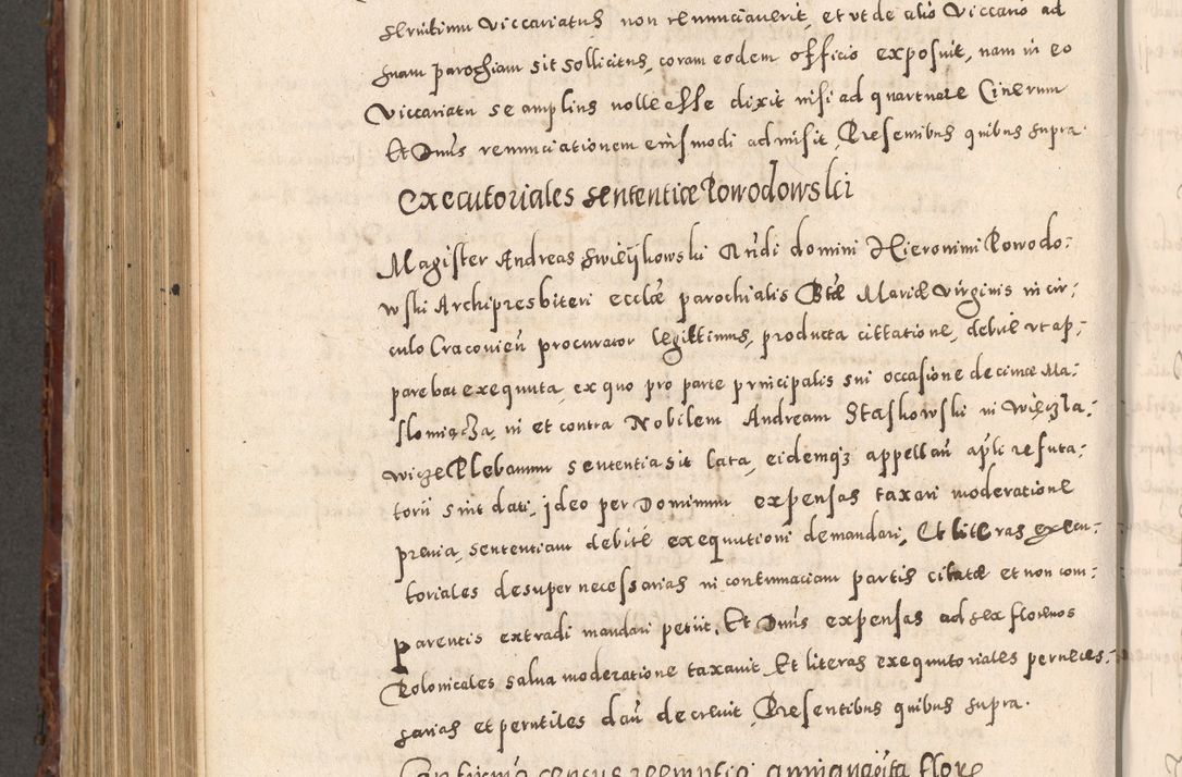 Zdjęcie nr 772 dla obiektu archiwalnego: Acta actorum causarum sententiarum tam diffinitivarum quam interloquutoriarum decretorum obligationum quietationum, constitutionum procuratorum etc. etc. coram Reverendo Domino Stanislao Manieczki Sacratissimi Corporis Christi Cazimiriae Praeposito Viccario in Spiritualibus ac Officiali Generali Cracoviensi ad Annum Domini Millesimum Quingentesimum Octuagesimum Tercium indictione undecima pontificatus Sanctissimi in Christo Patris Domini Nostri Domini Gregorii Divina Providentia Papae Tredecimi Anno ipsius duodecima faeliciter inchoantur 