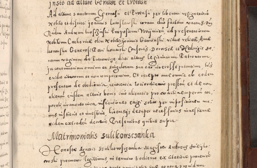 Zdjęcie nr 771 dla obiektu archiwalnego: Acta actorum causarum sententiarum tam diffinitivarum quam interloquutoriarum decretorum obligationum quietationum, constitutionum procuratorum etc. etc. coram Reverendo Domino Stanislao Manieczki Sacratissimi Corporis Christi Cazimiriae Praeposito Viccario in Spiritualibus ac Officiali Generali Cracoviensi ad Annum Domini Millesimum Quingentesimum Octuagesimum Tercium indictione undecima pontificatus Sanctissimi in Christo Patris Domini Nostri Domini Gregorii Divina Providentia Papae Tredecimi Anno ipsius duodecima faeliciter inchoantur 