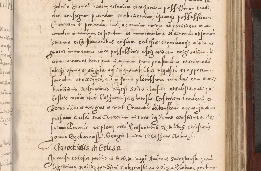 Zdjęcie nr 763 dla obiektu archiwalnego: Acta actorum causarum sententiarum tam diffinitivarum quam interloquutoriarum decretorum obligationum quietationum, constitutionum procuratorum etc. etc. coram Reverendo Domino Stanislao Manieczki Sacratissimi Corporis Christi Cazimiriae Praeposito Viccario in Spiritualibus ac Officiali Generali Cracoviensi ad Annum Domini Millesimum Quingentesimum Octuagesimum Tercium indictione undecima pontificatus Sanctissimi in Christo Patris Domini Nostri Domini Gregorii Divina Providentia Papae Tredecimi Anno ipsius duodecima faeliciter inchoantur 