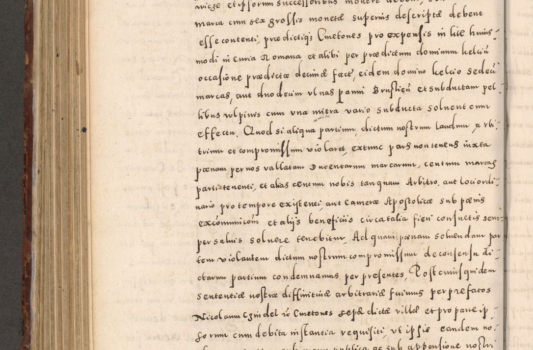 Zdjęcie nr 750 dla obiektu archiwalnego: Acta actorum causarum sententiarum tam diffinitivarum quam interloquutoriarum decretorum obligationum quietationum, constitutionum procuratorum etc. etc. coram Reverendo Domino Stanislao Manieczki Sacratissimi Corporis Christi Cazimiriae Praeposito Viccario in Spiritualibus ac Officiali Generali Cracoviensi ad Annum Domini Millesimum Quingentesimum Octuagesimum Tercium indictione undecima pontificatus Sanctissimi in Christo Patris Domini Nostri Domini Gregorii Divina Providentia Papae Tredecimi Anno ipsius duodecima faeliciter inchoantur 